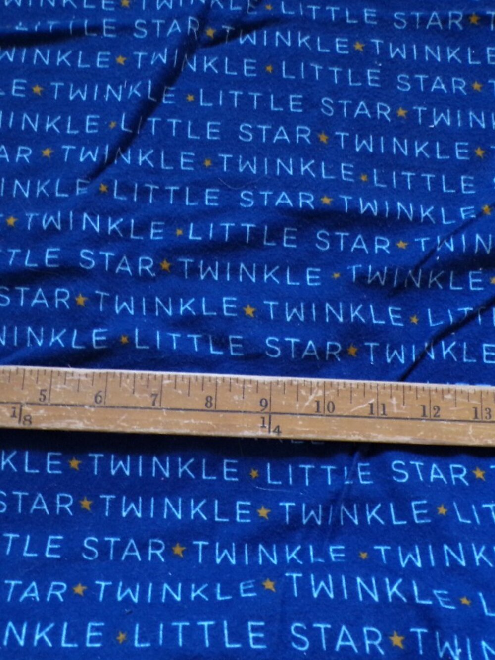 3 yards Twinkle Twinkle Little Star Fabric Super Snuggle Exclusively Joann